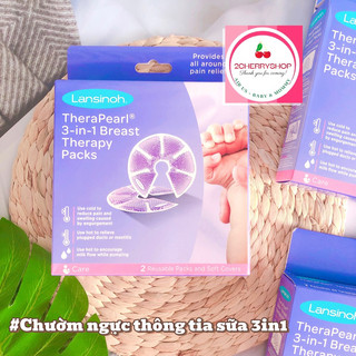  Bộ chườm ngực thông tia sữa Lansinoh  Hàng Mỹ  