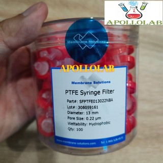 1 Hộp 100 cái Syring lọc Nút lọc Phin lọc sắc ký hãng Membrane Solution USA đường kính 25mm (loại to)