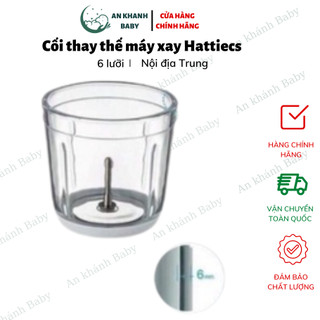 Cối Thủy Tinh Thay Thế Máy Xay Hattiecs 6 lưỡi dao