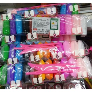 Đất sét siêu nhẹ (bịch 12 màu).Đất nặn soft clay siêu nhẹ.