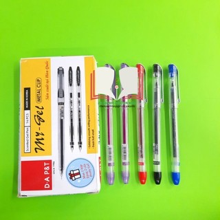 {12cái} Bút bi nước nét 0.5mm mygel,nắp cài sắt