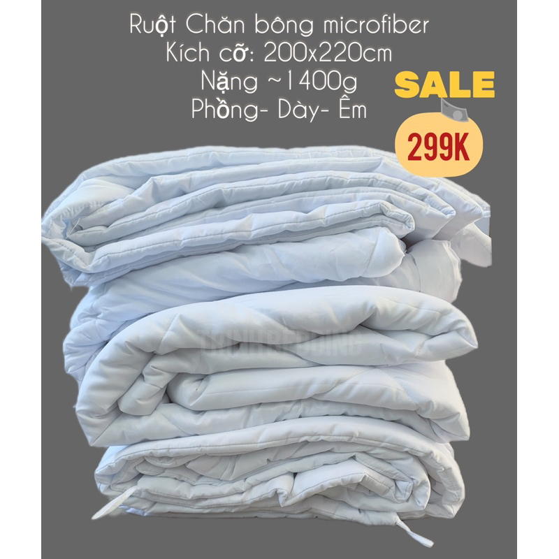 RUỘT CHĂN (ko có vỏ ) bông kích thước 200x220