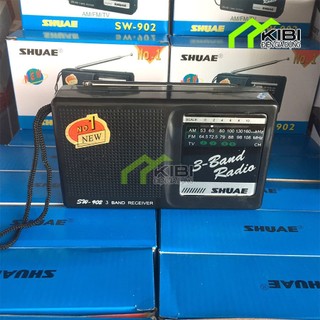 Đài fm, đài radio cho người già 902 thiết kế nhỏ gọn, sử dụng 2 pin đại