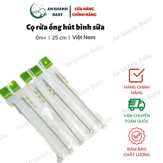 Cọ rửa ống hút inox, ống hút thủy tinh, ống hút bình sữa, dây máy hút sữa nhiều kích thước phù hợp