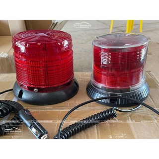Đèn led cứu thương tròn màu đỏ 12-24v, Đèn phát tín hiệu ưu tiên 12v-24v