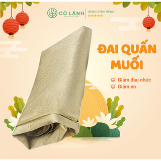 Đai quấn muối chườm dùng cho bụng Cỏ lành dùng cho bụng đựng muối thảo dược và chườm nóng vải gấm cao cấp