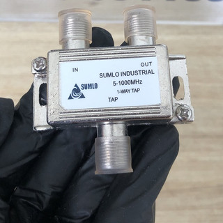 1 cái Bộ chia rẽ nhánh tín hiệu truyền hình 1 way tap trong nhà Hãng Sumlo, Hàng nhập khẩu chính hàng loại tốt