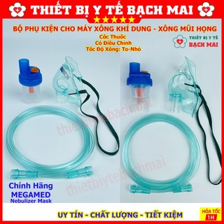 Bộ Phụ Kiện Máy Xông Mũi Họng khí dung ( người lớn, trẻ em)