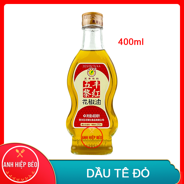 Dầu Tê Đỏ/Dầu Hoa Tiêu Tê 400ml