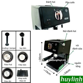 Máy pha cà phê Delonghi ECP31.21 - Chính Hãng [Delonghi ECP33.21.BK]