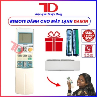 Remote dành cho máy lạnh Daikin 1 nút viền xanh - Điện Lạnh Thuận Dung