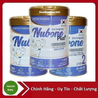 Sữa nubone plus+, step 1, step 2 750gr
