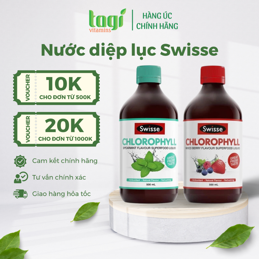 Nước diệp lục Swisse 500ml