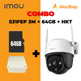   COMBO  Camera Imou S31FEP 3M + Thẻ Nhớ 64GB Tặng Hộp Kỹ Thuật 