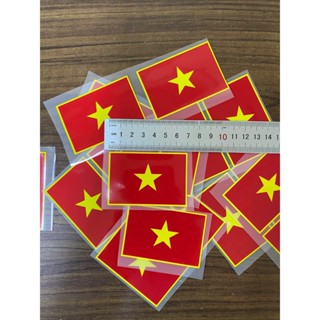 Combo 3 chiếc hình ủi áo chuyển nhiệt - mẫu logo cờ Việt Nam