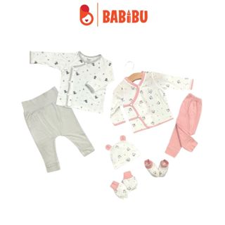 Bộ quần áo sơ sinh dài tay Avaler, Anminaza chất liệu mềm mại cho bé