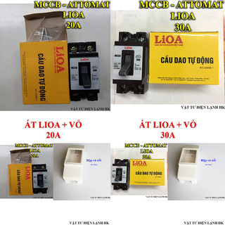 Cầu dao aptomat Lioa HMC 20A 30A kèm vỏ - không vỏ - Át CB - Attomat MCCB - Cầu dao an toàn Atomat