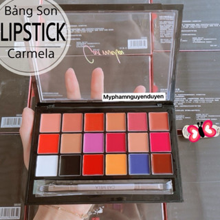 Bảng Son Lipstick Carmela Anastasia Dupe 18 Ô Cao Cấp Với Chất Son Lì Lên Màu Chuẩn Không Khô Môi [Chính Hãng]