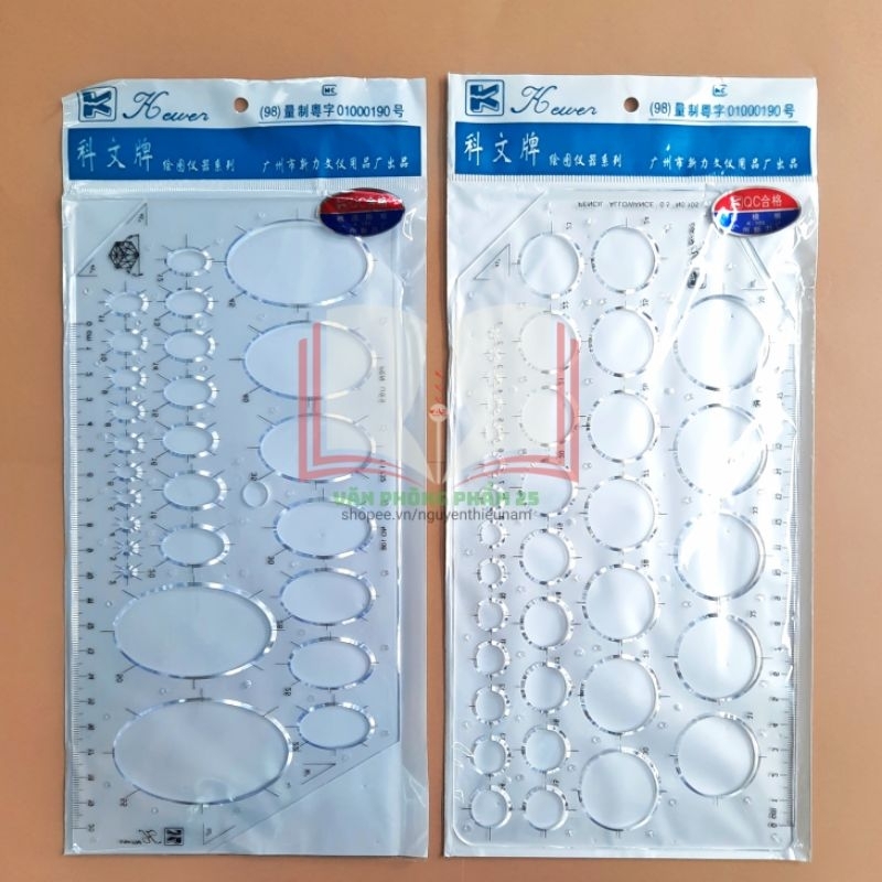 Thước lỗ tròn-thước elip