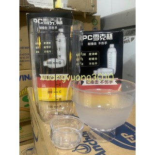 Bình lắc shaker nhựa pha chế cafe cocktail bartender