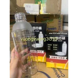 Bình lắc shaker nhựa pha chế cafe cocktail bartender
