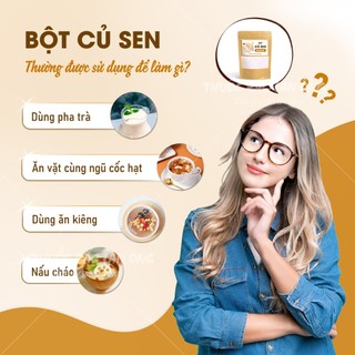 Bột củ sen nguyên chất 500g (Giàu dinh dưỡng, hỗ trợ giảm cân)