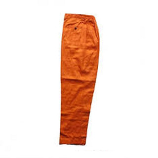 Quần bảo hộ lao động vải kaki loại 1 màu cam