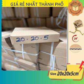 Combo 20 thùng G52 20x20x5 giấy carton gói hàng Everest