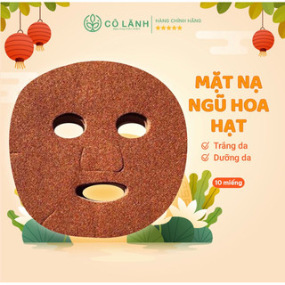Bộ 10 miếng mặt nạ ngũ hoa hạt Cỏ Lành - Giảm thâm nám, mụn ẩn , hút bụi bẩn sâu bên trong da