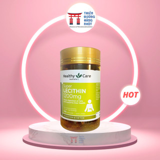 Mầm đậu nành Healthy Care Super Lecithin 1200mg đào thải độc tố gan,cân bằng nội tiết tố
