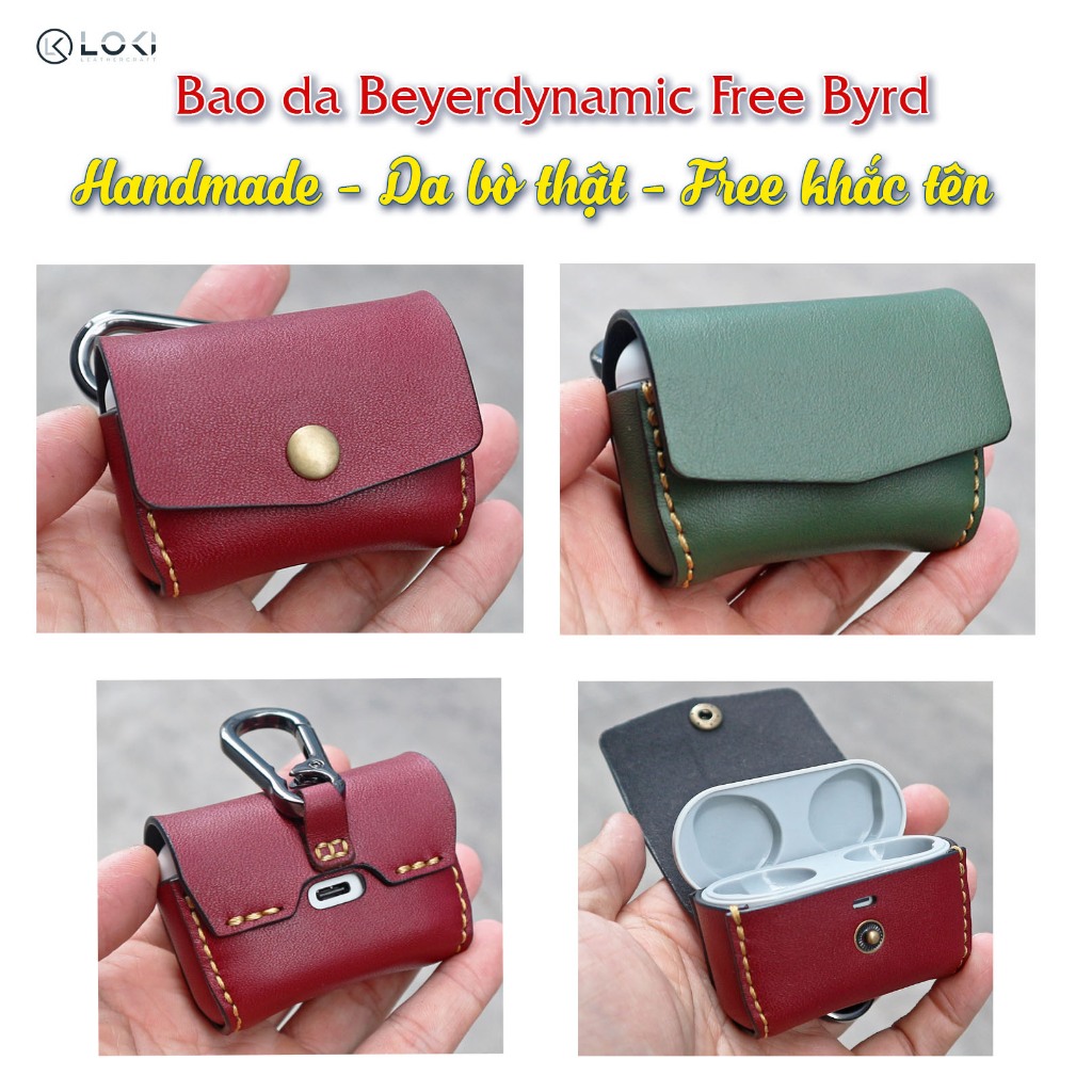 Bao da Beyerdynamic Free Byrd [Free khắc tên - Da thật 100% - Handmade] Loki Leather