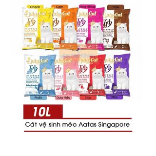 Cát đất sét Aatas 10L - Cát đất sét Mèo đất sét Bentonite tự nhiên __