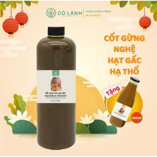 Nước cốt gừng nghệ hạt gấc hạ thổ Cỏ Lành 1000ML