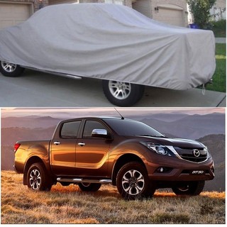 Bạt Phủ xe Ô Tô Bán Tải Mazda BT 50 Vải Dù OXFORD Siêu Bền, Bạt Trùm Xe Hơi Chống Nắng Mưa Bảo Vệ Xe
