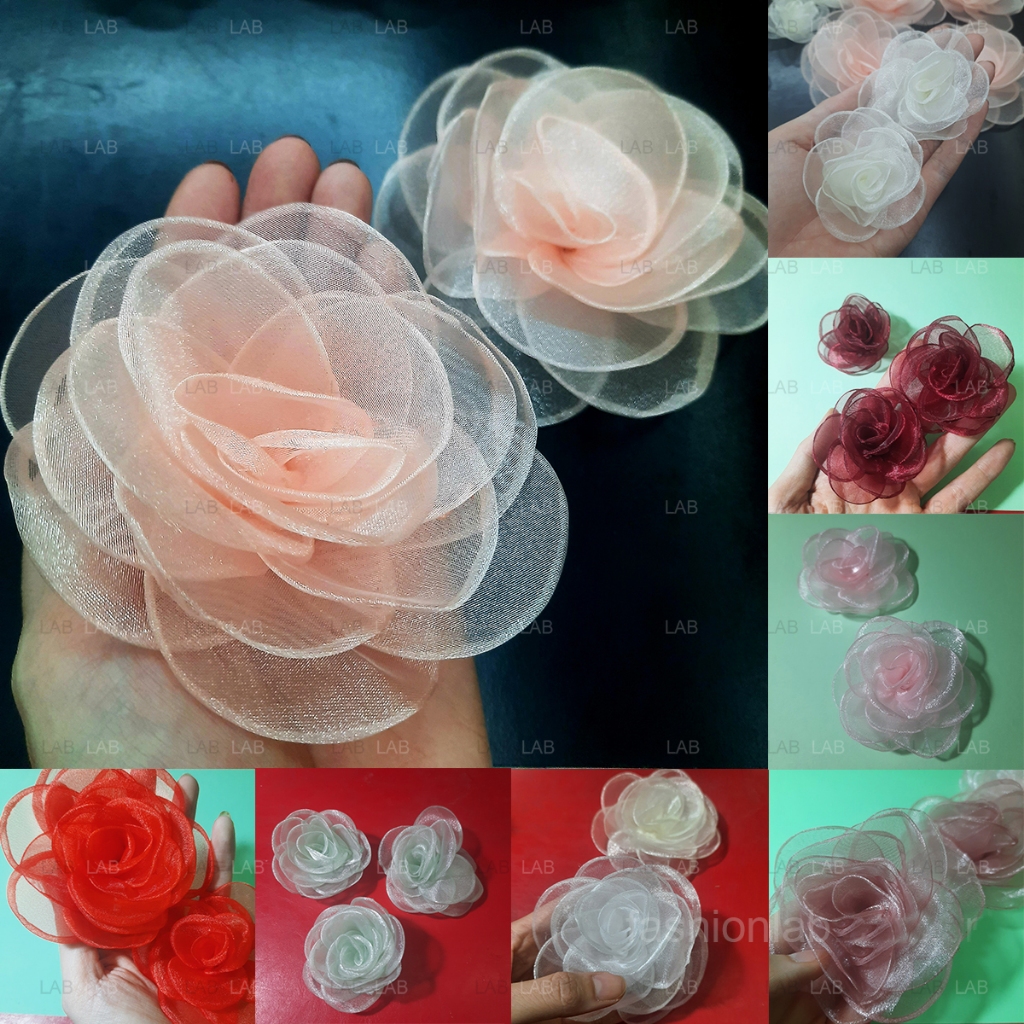 Hoa hồng voan kính (bông) #0209