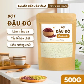 Bột Đậu Đỏ 500g (Đã Rang Thơm, Nghiền Mịn)