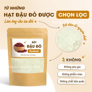 Bột đậu đỏ 1kg, rang thơm, nghiền mịn, nguyên chất, bột đắp mặt dưỡng trắng, dưỡng ẩm da