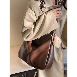 Túi đeo chéo da pu phong cách tối giản phong cách hàn quốc phù hợp đi làm đi chơi có kèm móc khóa gấu – T53