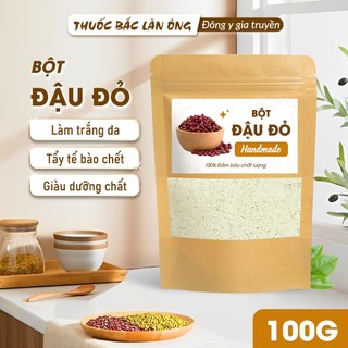 Bột Đậu Đỏ 100g (Đã Rang Thơm, Nghiền Mịn)