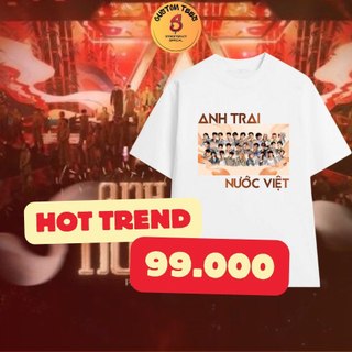 Áo Thun ATSH ANH TRAI NƯỚC VIỆT VERSION 1 form rộng Vải Poly Mè STREETSFACT TRENDSxCUS