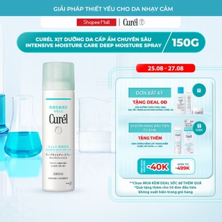 Xịt dưỡng da cấp ẩm chuyên sâu Curél Intensive Moisture Care Deep Moisture Spray 150g