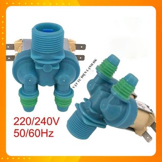 Van cấp đôi MG SAMSUNG lồng ngang van 2 nước máy giặt sámung cửa trước xanh