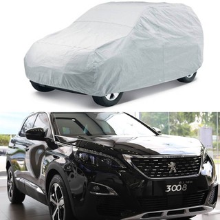 Bạt Phủ xe Ô Tô PEUGEOT 3008 Vải Dù OXFORD Siêu Bền, Bạt Trùm Xe Hơi Chống Nắng Mưa Bảo Vệ Xe