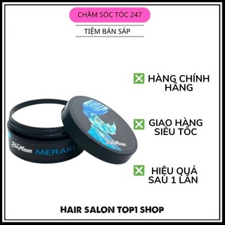 Sáp tạo kiểu tóc clay, sáp vuốt tóc nam cao cấp 80g mềm mượt, keo vuốt tóc nam