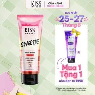Sữa Dưỡng Trắng Da Toàn Thân Hương Nước Hoa KISS MY BODY Bright & Shine SPF30 Pa+++ - Hương Sweetie 200g