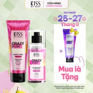 Bộ Đôi Hoàn Hảo Body Lotion + Body Mist hương Crazy In Love
