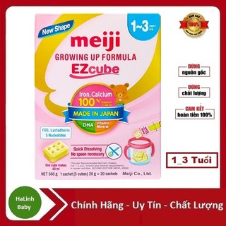 Sữa thanh Meiji 9 loại 20 Thanh EZcube 560g [Date mới nhất]