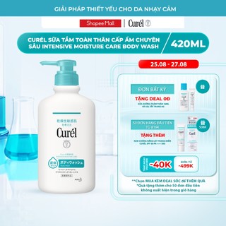 Sữa Tắm Toàn Thân Cấp Ẩm Chuyên Sâu Curel Intensive Moisture Care Body Wash 420ml