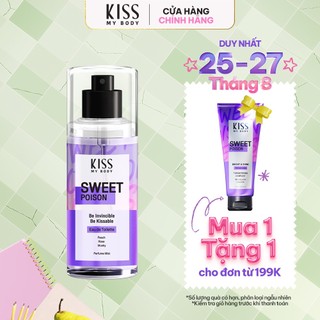 Xịt Thơm Toàn Thân Hương Nước Hoa KISS MY BODY Perfume Mist - Hương Sweet Poison 88ml