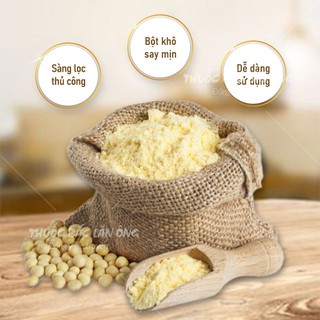Bột đậu nành rang thơm nguyên chất 100g (Hạt đậu nành hữu cơ tự nhiên)